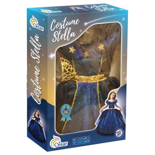 Cesar Prinses Stella Kostuum Maat 5-7 Jaar