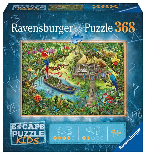 Puzzle enfant Ravensburger Escape Un safari dans la jungle 368 pièces
