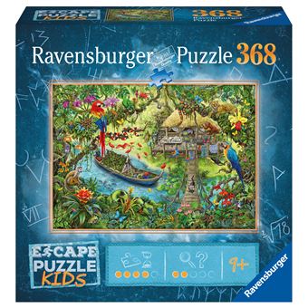 Puzzle enfant Ravensburger Escape Un safari dans la jungle 368 pièces