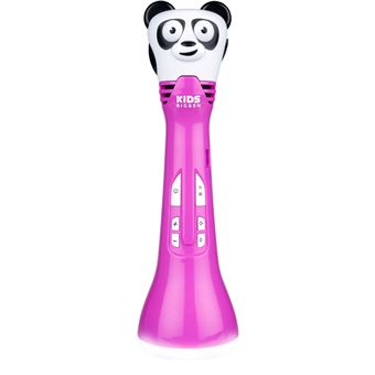 Microphone de karaoké pour enfants BigBen avec changeur de voix Rose