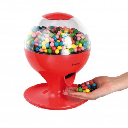 ZephyrGlow Distributeur Automatique De Capsules – Machine à Bonbons Ou Surprises – Grande Capacité 240 Balles – Pour Maison, Jeux, Magasins – Rouge