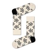 Chaussettes hautes et mi-bas Happy Socks Cat Taille 41-46 Beige