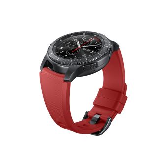 Samsung ET-YSU76 - Bracelet de montre pour montre intelligente - rouge - pour Samsung Gear S3 Classic