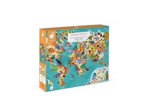 Puzzle éducatif 200 pièces Janod les dinosaures