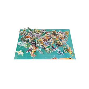 Puzzle éducatif géant Dinosaures 200 pcs