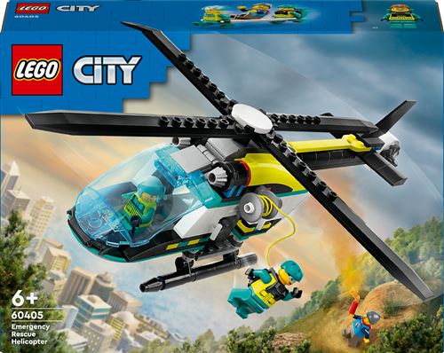 LEGO® City 60405 L'hélicoptère des urgences