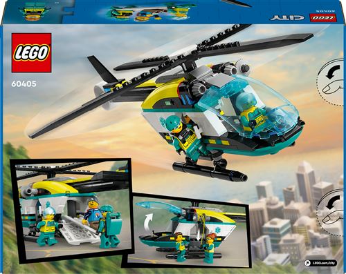 LEGO City L'Intervention de l'hélicoptère des Pompiers : Chez  Rentreediscount Cadeaux & Jeux