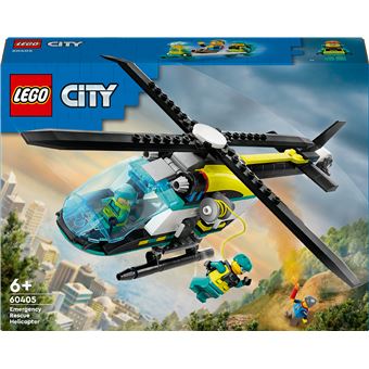 LEGO® City 60405 L'hélicoptère des urgences - Lego