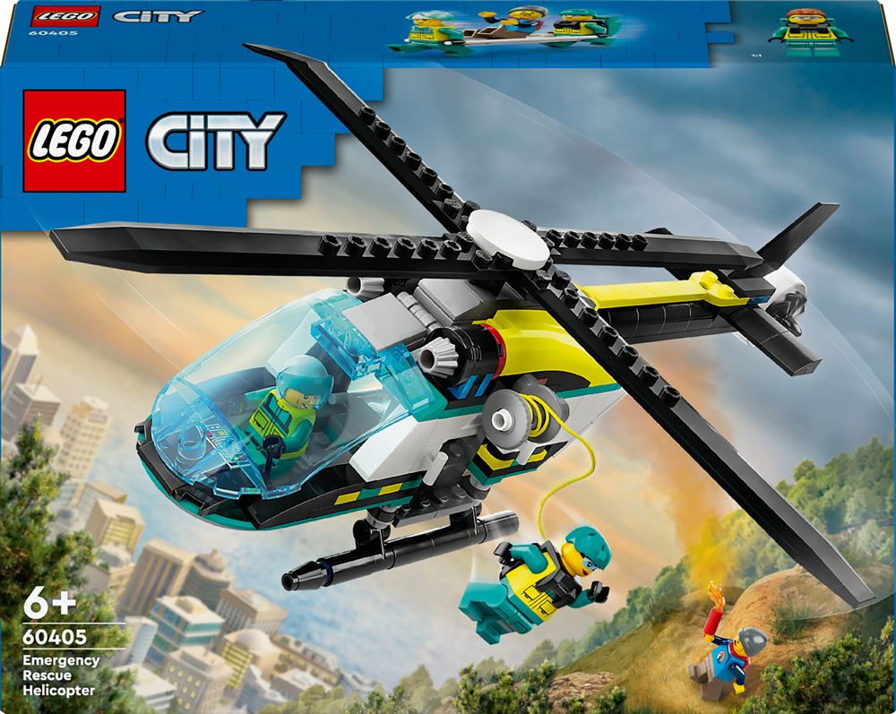 LEGO City L'Intervention de l'hélicoptère des Pompiers : Chez  Rentreediscount Cadeaux & Jeux