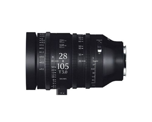 Objectif Zoom Sigma 28-105mm T3 FF Cine – Ouverture 3-22
