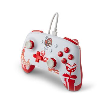 Manette Filaire améliorée PowerA pour Nintendo Switch Edition Mario