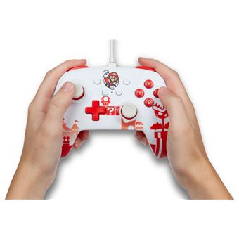 Manette Filaire améliorée PowerA pour Nintendo Switch Edition Mario