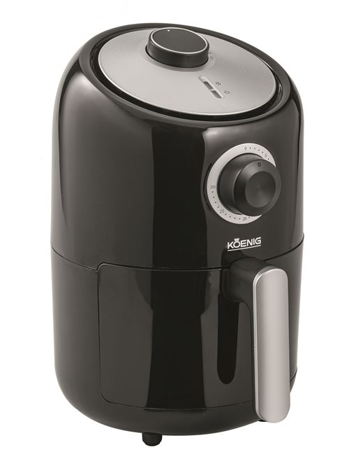 Mini friteuse à air chaud Koenig Quick et Pure 10000032701 1000 W Noir