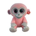 Porte-clés en peluche Ty Mini Boos Clip Grapes Le singe Rose