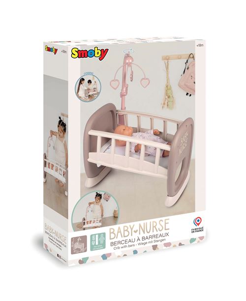 Berceau à Barreaux Pour Poupon Smoby Baby Nurse