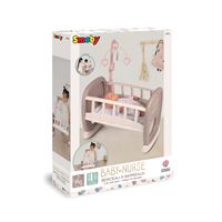 Smoby - Baby Nurse - Chaise Haute Jumeaux - pour Poupons et Poupées -  Transformable en Bascule - 4 Accessoires Inclus - 220344