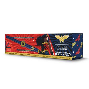 Fer à boucler Demeliss 20025 Curl Power Wonder Woman Bleu Or