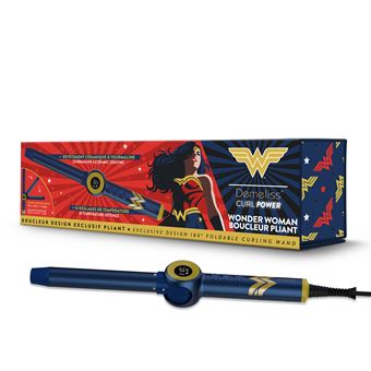 Fer à boucler Demeliss 20025 Curl Power Wonder Woman Bleu Or