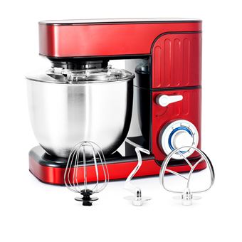 Robot pétrin pâtissier Kitchen Cook Antara Inox Red 1300 W Rouge et Argent