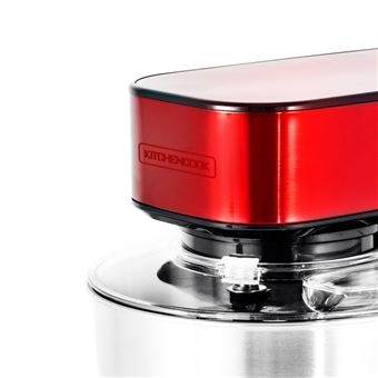 Robot pétrin pâtissier Kitchen Cook Antara Inox Red 1300 W Rouge et Argent