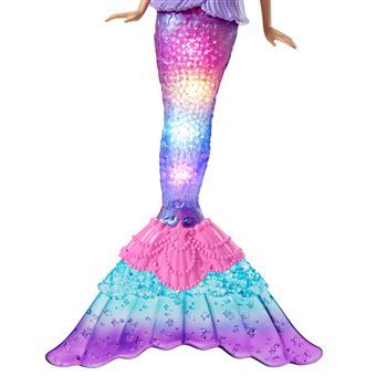 Poupée Barbie Sirène Lumières de rêve