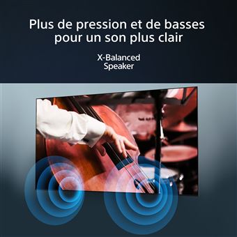 TV LED Sony KD-85X80L Série Bravia X80L 215 cm 4K UHD Google TV 2023 Noir