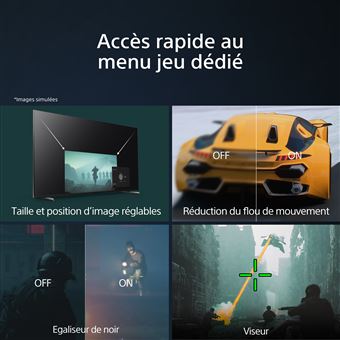 TV LED Sony KD-85X80L Série Bravia X80L 215 cm 4K UHD Google TV 2023 Noir