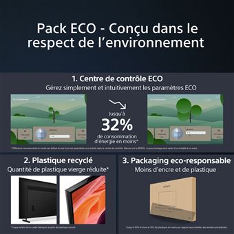 TV LED Sony KD-85X80L Série Bravia X80L 215 cm 4K UHD Google TV 2023 Noir