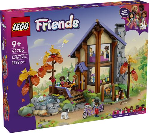 LEGO® Friends 42705 La cabane chaleureuse dans la forêt