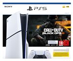 Pack Console Sony PS5 Edition Standard Modèle Slim Noir et Blanc + Call of Duty®: Black Ops 6