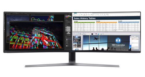 Ecran Samsung LC49J890DKUXEN - HD 3840x1080 - 4ms - 49\