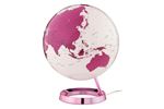 Globe terrestre iGlobe lumineux Rose