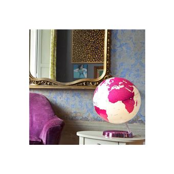 Globe terrestre iGlobe lumineux Rose