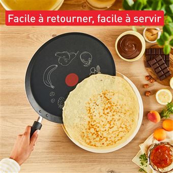Poêle à crêpes Tefal Chandeleur B7021002 25 cm Rouge