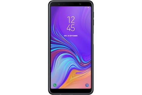 Samsung Galaxy A7 (2018) - 4G smartphone - double SIM - RAM 4 Go / Mémoire interne 64 Go - microSD slot - écran OEL - 6\