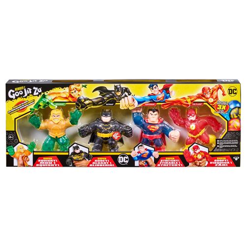Pack de 4 figurines Goo Jit Zu DC Comics
