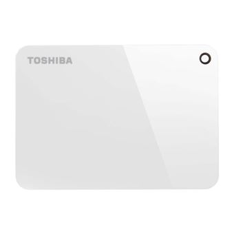 Toshiba Canvio Advance - Vaste schijf - 2 TB - extern (draagbaar) - USB 3.0 - glanzend pianowit