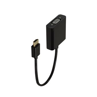 Adaptateur HDMI Vers VGA 1080p - Cable HDMI Mâle Vers VGA Femelle Pour PC, TV, Projecteur