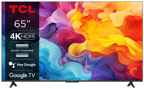 TV LED Tcl 65P69B 164 cm 4K UHD Aluminium brossé