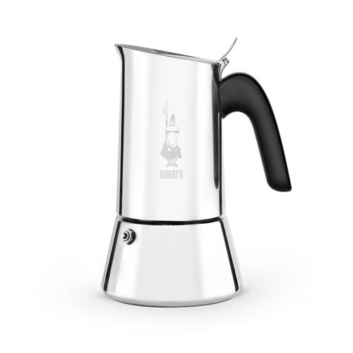 Bialetti Argent/Noir Cafetière Italienne Venus 10 Tasses Et