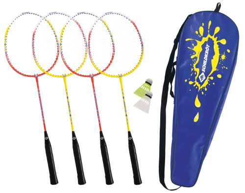 Scfu Multicolore Set De Badminton Loisirs Schildkrot Funsport 4 Player