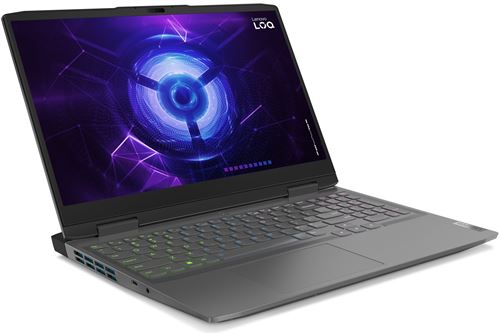 PC Portable Gaming Lenovo Loq 15Irh8 15,6" G-Sync Fhd 144 Hz Intel Core i5 16 Go Ram 512 Go SSD Rtx 4060 Tgp 115W Gris Anthracite