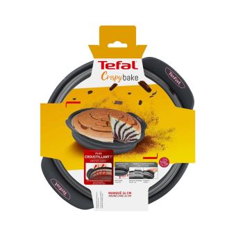Tefal CrispyBake - Le meilleur du silicone pour une cuisson parfaitement  homogène et croustillante !  Découvrez notre gamme Tefal® Crispybake  brevetée avec son fond alvéolé et en silicone 100 % Platinum