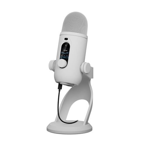 Microphone Gaming Logitech G Blue Yeti 2 Blanc pour PC et Mac