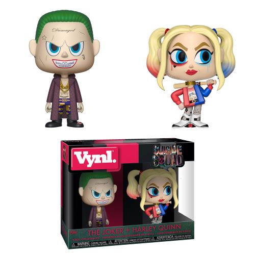 Figurine Funko Pop Vynil Suicide Squad pack Joker et Harley Quinn