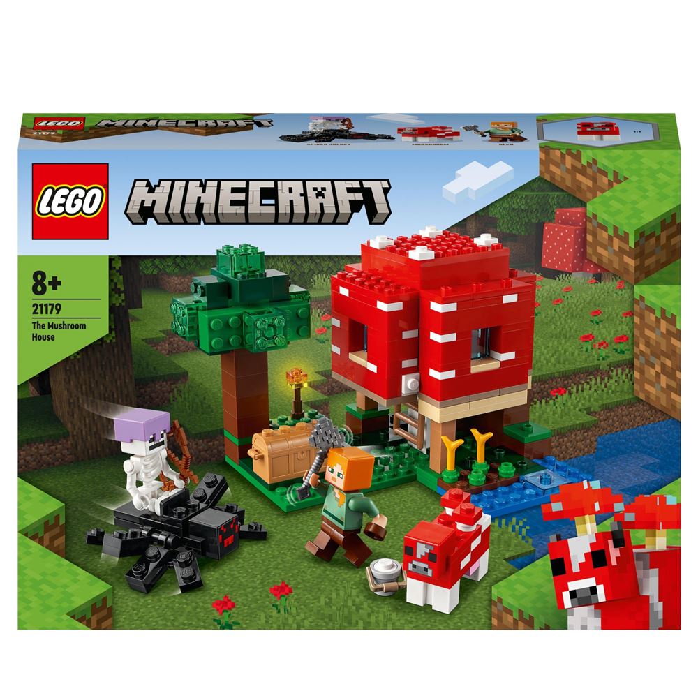 LEGO® Minecraft 21179 La maison champignon - Lego - Achat & prix | fnac