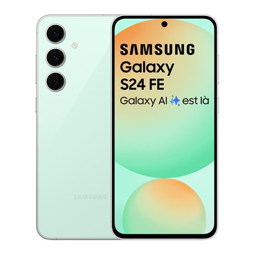Smartphone Samsung Galaxy S24 FE 5G 128 Go Vert d eau