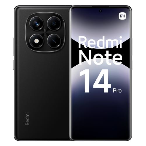 Smartphone Xiaomi Redmi Note 14 Pro 6,67 Double nano SIM 256 Go Noir minuit