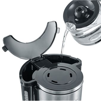 SEVERIN KA 4826 - Cafetière - 10 tasses - noir/inox brossé