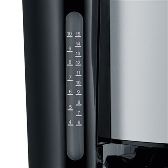 SEVERIN KA 4826 - Cafetière - 10 tasses - noir/inox brossé